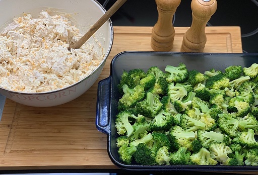 Lasaña de Pollo, Brócoli y Queso Cetogenica - Dieta Keto